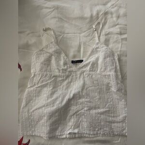 Brandy Melville White Edith Tank Top